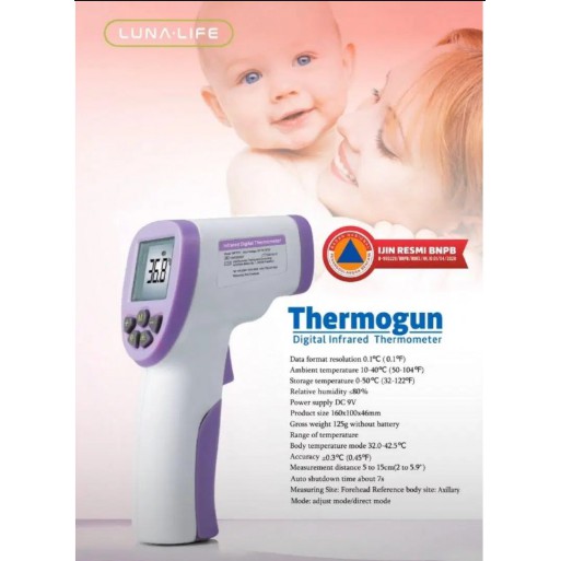 Thermogun Thermometer Digital Infrared Thermometer Luna Life