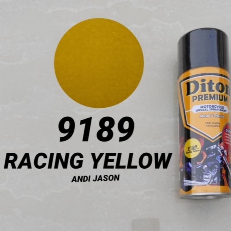 DITON PREMIUM CAT SEMPROT TAHAN BENSIN 9189 RACING YELLOW