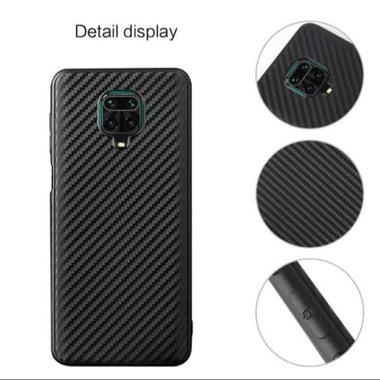 REDMI 9A 9T REDMI 9 REDMI NOTE 9 REDMI NOTE 9 PRO CASE SOFTCASE SLIM BLACK FULL CARBON