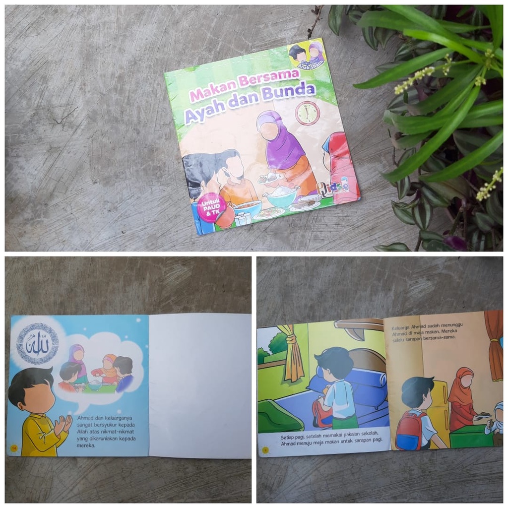 Makan Bersama Ayah dan Bunda untuk Paud dan TK buku anak bekas second preloved