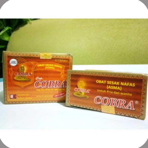 JAMU CAP COBRA OBAT SESAK NAFAS (ASMA),PARU KERING/BASAH,TBC,BATUK KERING/BASAH,