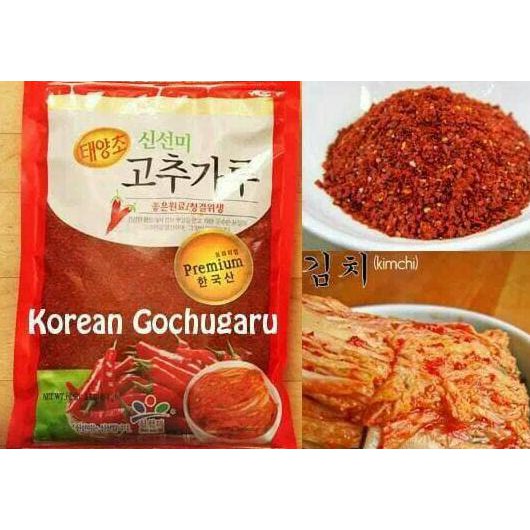 

ASLI! Gochugaru Hot Pepper Powder Bumbu Cabe Bubuk Kimchi Korea 500g