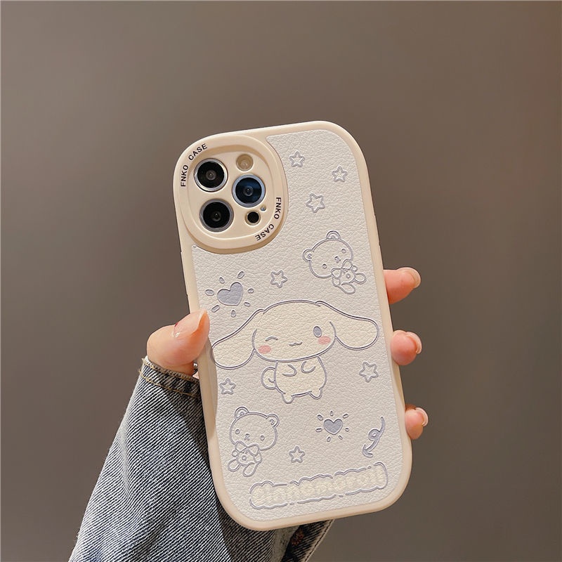 Soft Case Desain Anjing Putih Ujung Bulat Untuk IPhone 12 13 11 Pro Max X Xs Max Xr 1134