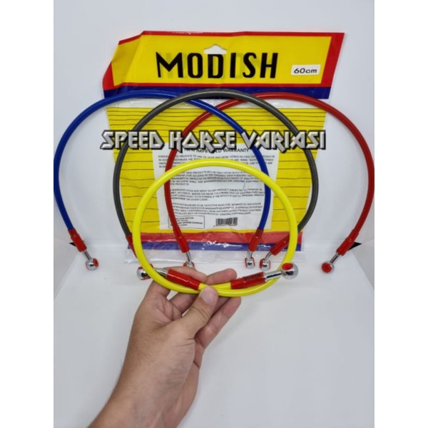 Selang rem belakang Carbon karbon 60 cm model TDR Universal bebek motor gede sport