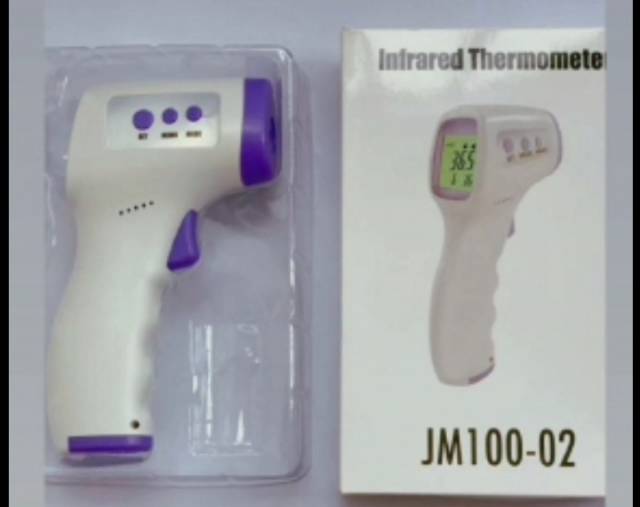 [ Ready Di MEDAN ] Termometer Digital Suhu Badan Tubuh Thermometer Infrared Thermo Gun