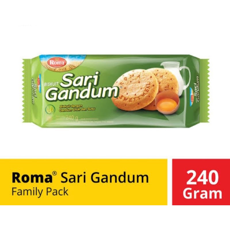 

Roma Sari Gandum 240gr