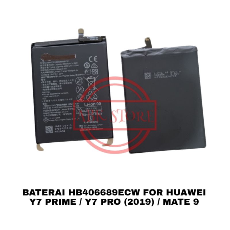BATRE BATERAI BATTERY HB406689ECW FOR HUAWEI Y7 PRIME / Y7 PRO (2019) / MATE 9