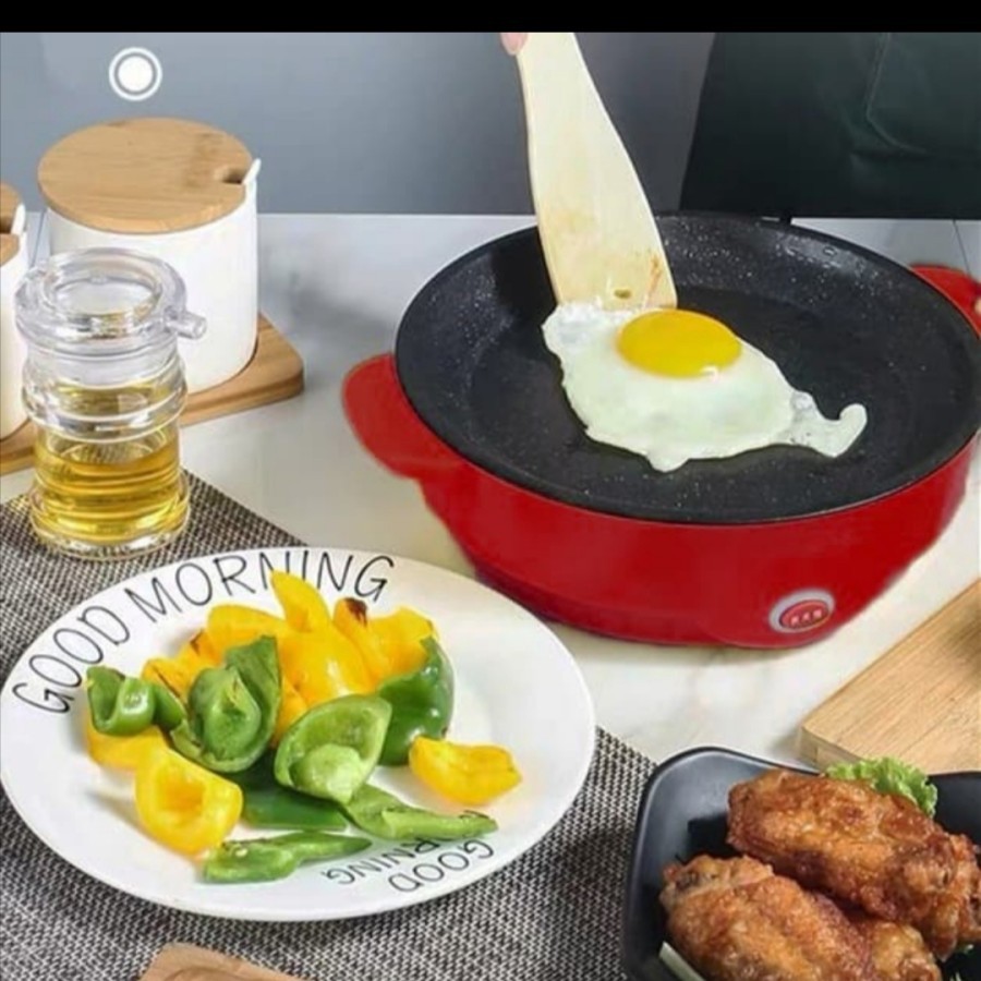 MJ- KOREAN PAN MULTIFUNGSI PANCI BBQ / ALAT PANGGANG ELECTRIC GRILL