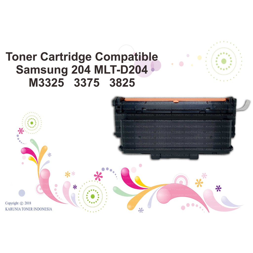 Toner Cartridge Compatible Samsung 204 MLT-D204 - M3325 3375 3825