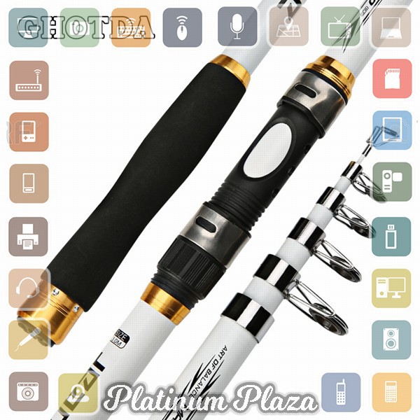 GHOTDA Joran Pancing Portable Carbon Fiber Telescopic 3M - CF3000 - White`2U4FV6-