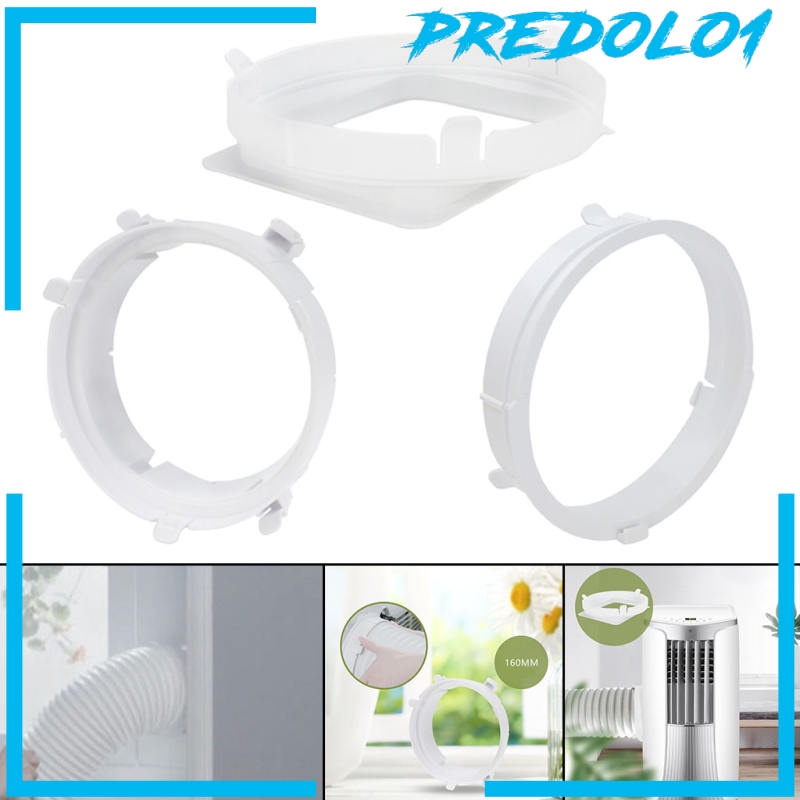 (Predolo1) Adaptor Konektor Selang Pembuangan Ac Portable