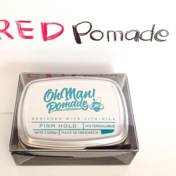 ✳ POMADE OH MAN! NUTRI BLUE FIRM HOLD WATERBASED + FREE SISIR ❆