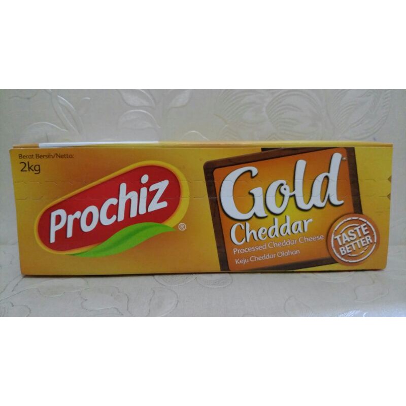 

PROCHIZ GOLD CHEDDAR 2KG / KEJU PROCHIZ / PROCHIZ GOLD / KEJU CHEDDAR
