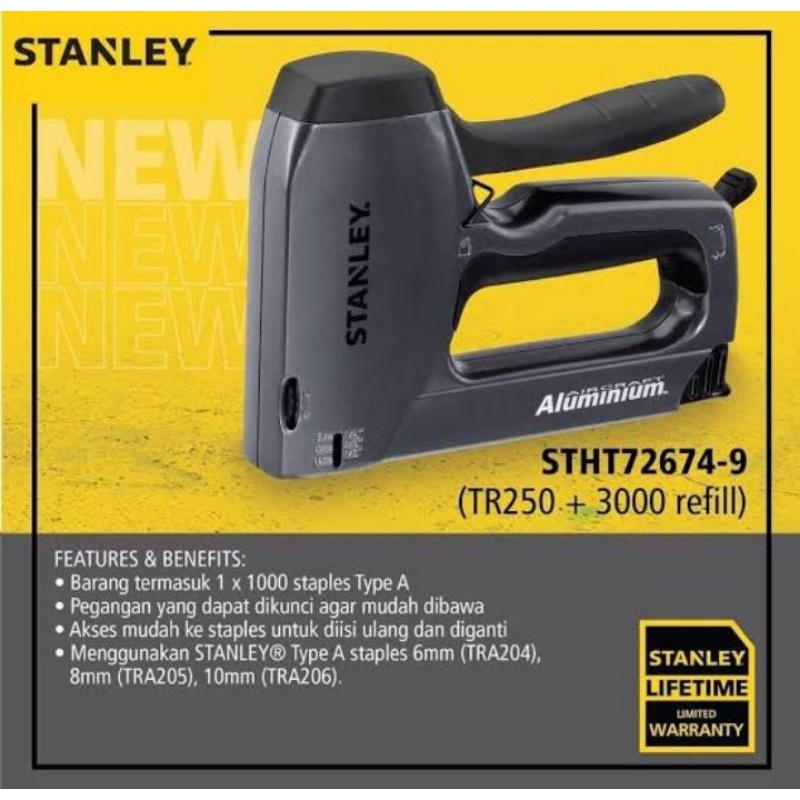 

staples sharp shooter plus heavy duty TR250-B1 stanley