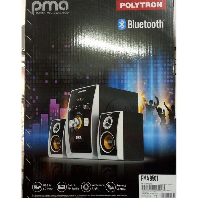 Speaker Aktif Polytron PMA9501 PMA-9501 + Bluetooth