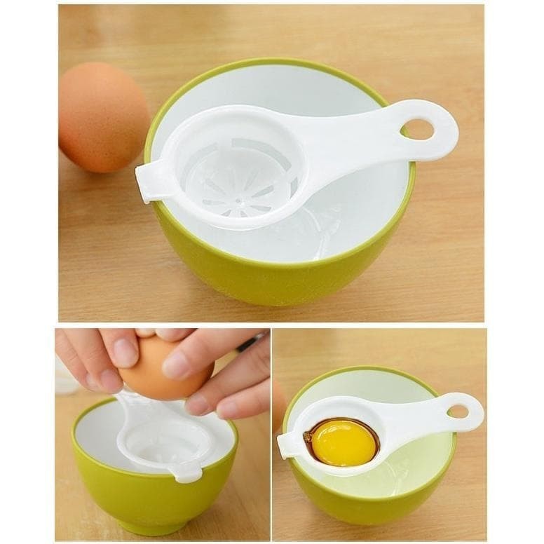 Sendok Alat Pemisah Kuning Telur Saringan telur Egg White Separator