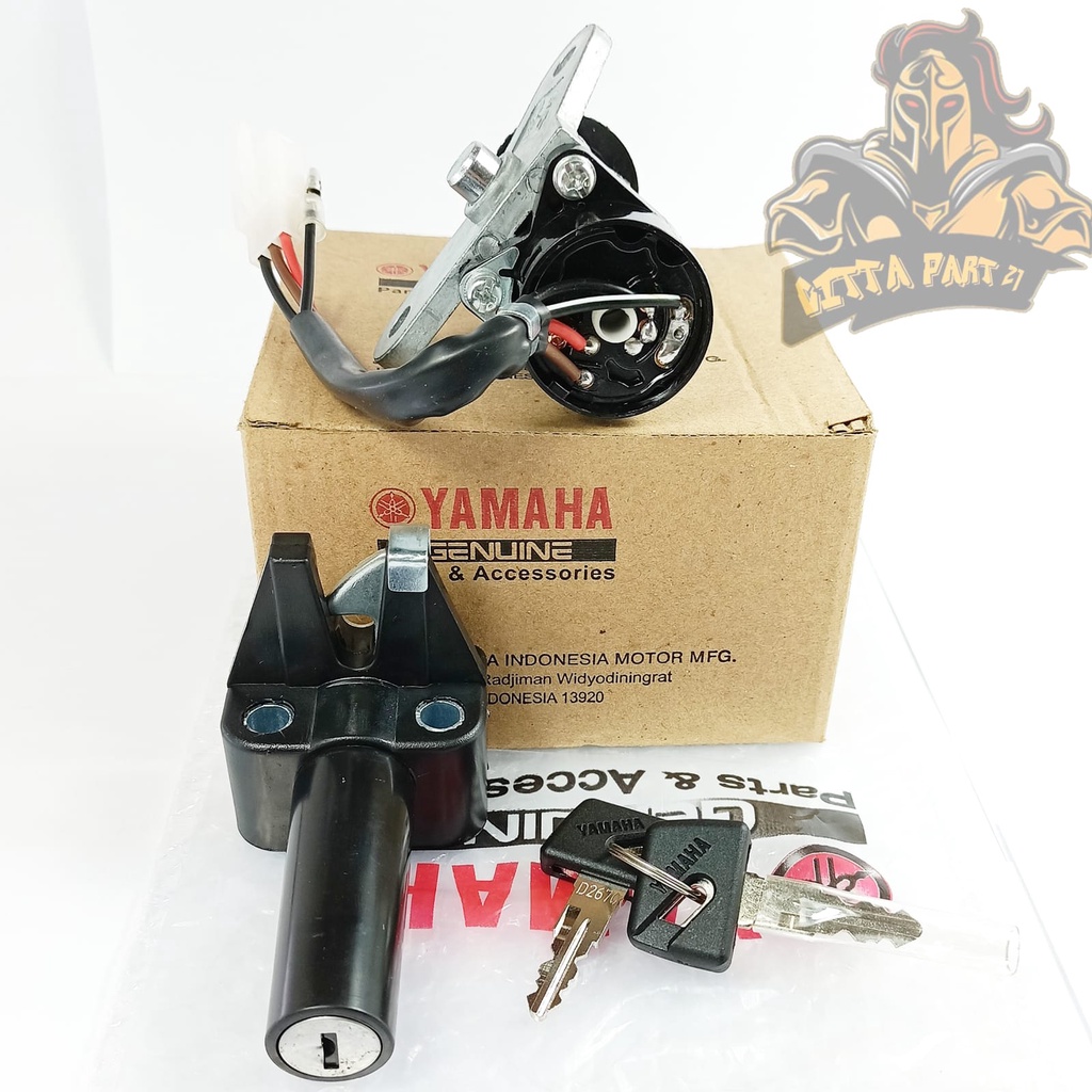 KUNCI KONTAK SET PLUS JOK YAMAHA F1ZR  KUALITAS ASLI ORIGINAL YAMAHA PRESISI TINGGAL PASANG BERFUNGSI DENGAN BAIK AWET DAN DIJAMIN MANTAP STOP KONTAK FIZR ALFA VEGA R LAMA