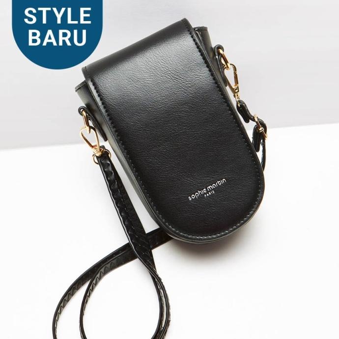 TAS HP SELEMPANG SLING IMUT SOPHIE MARTIN JIMS HITAM MEWAH PROMO SALE