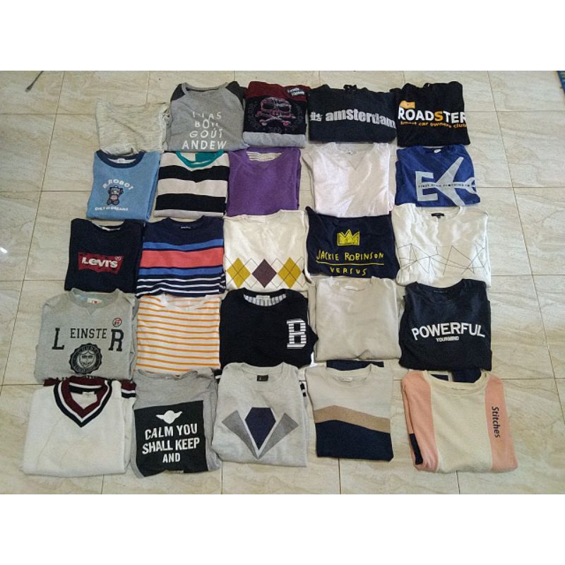 paket usaha crewneck / borongan crewneck second / hoodie second