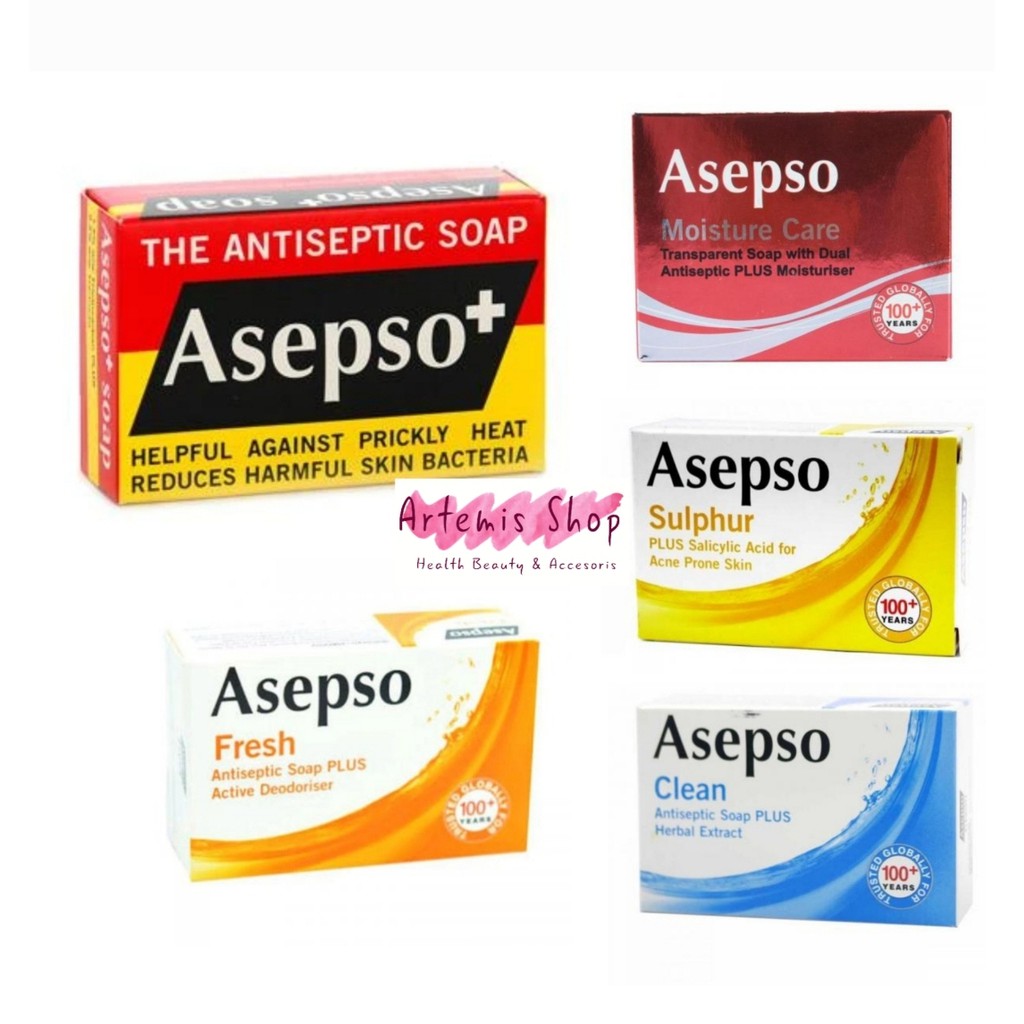 Jual Asepso Sabun 80 gr Original - Kulit Antiseptik Gatal Alergi FRESH