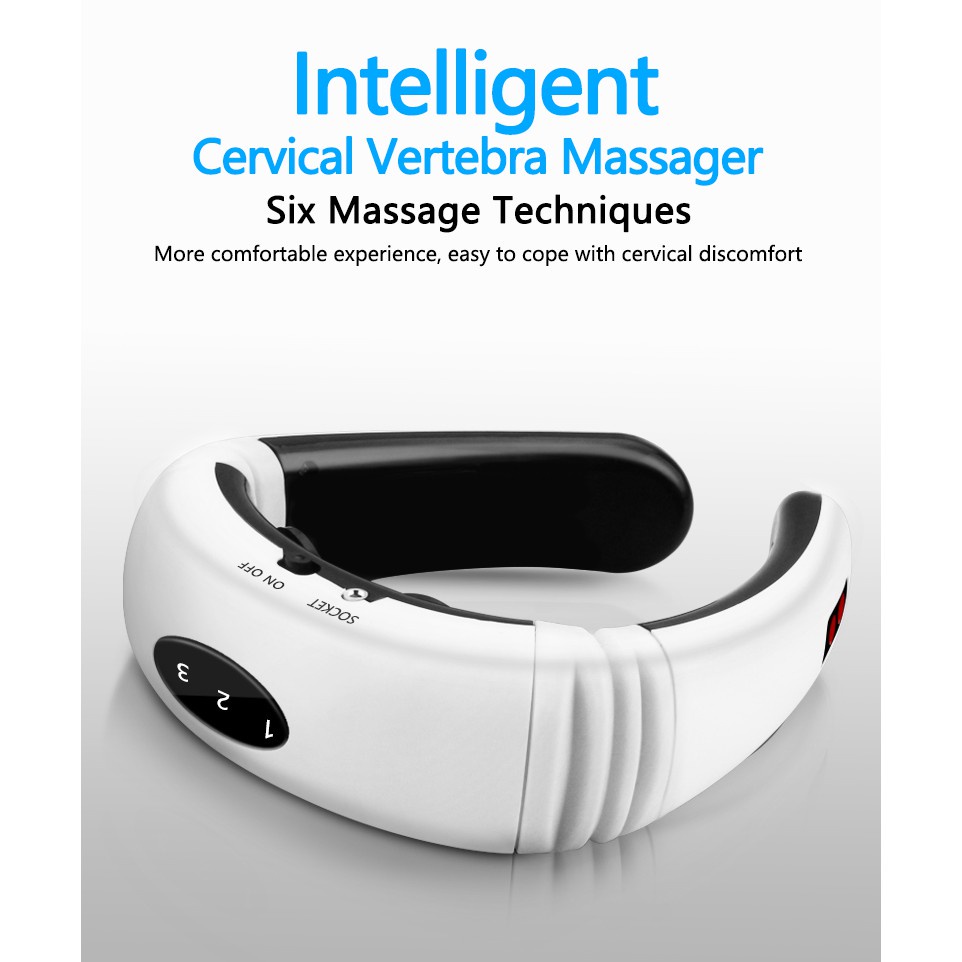 ALAT PIJAT TERAPI KESEHATAN LEHER PORTABLE INFRAMERAH FISIOTERAPI NECK MASSAGER  VA323