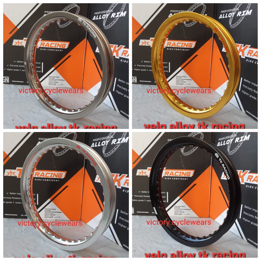 VELG TK RACING 14 X 160 KILAT PER 1 PCS ( SATUAN ) ORIGINAL