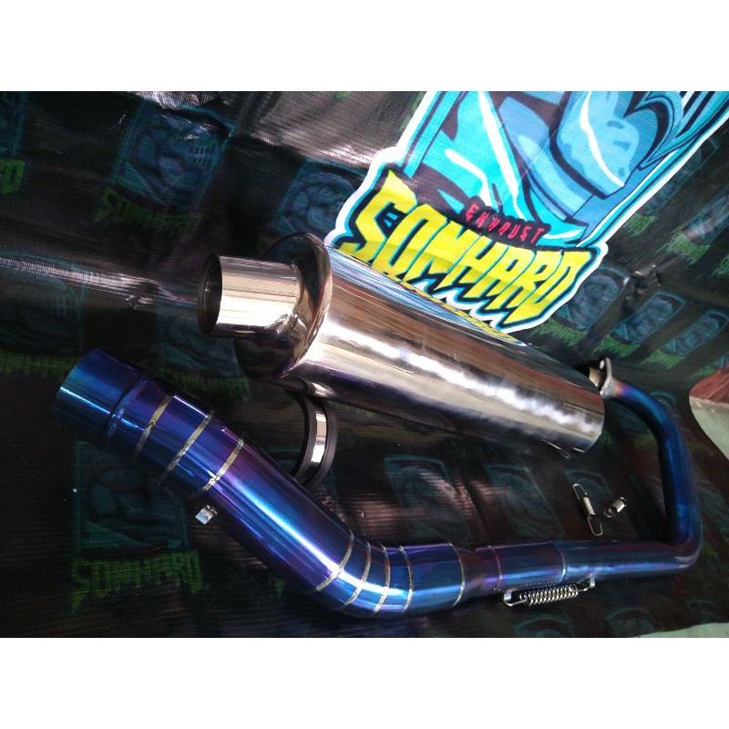 KNALPOT standart FU leher bluemon,suara standart,pnp FU