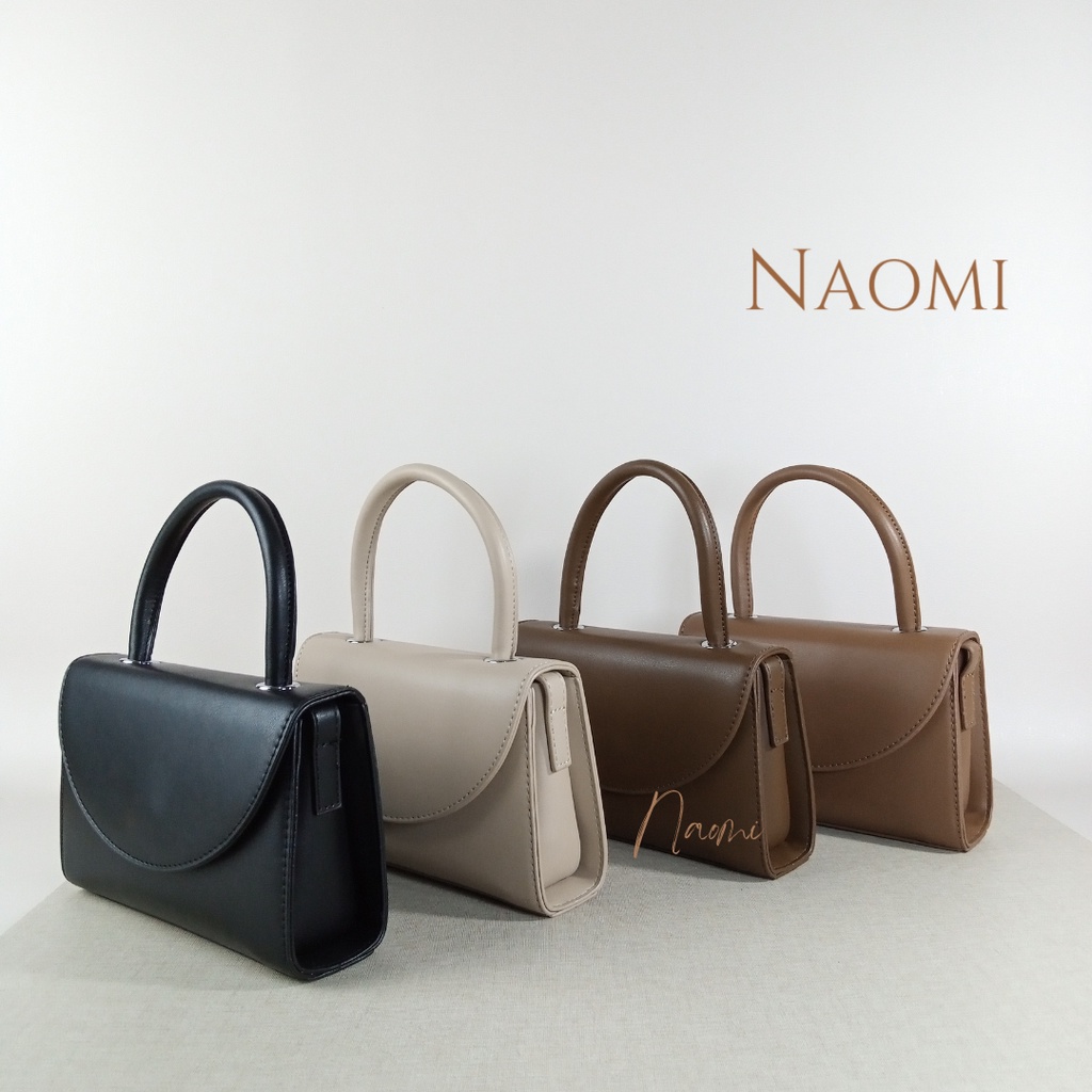 NAOMI - Adelyn Sling Bag Wanita Impor - Handbag simple elegant - Model Kekinian Tas Slempang Cantik Korea Import - Tas Pesta Handbag Elegant - Tas Harian Belanja Polos Simple - Tas Wanita - Tas Naomi - Naomi Bag