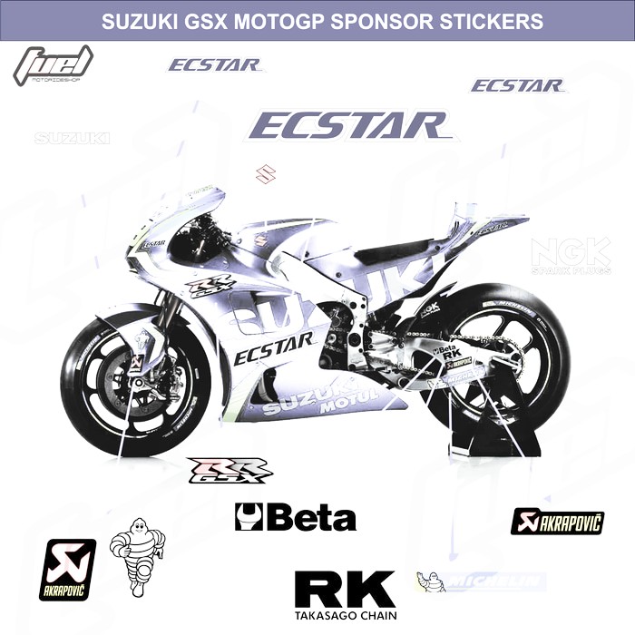 Promo Murah Sticker Stiker Sponsor Suzuki Motogp Ecstar Gsx150r