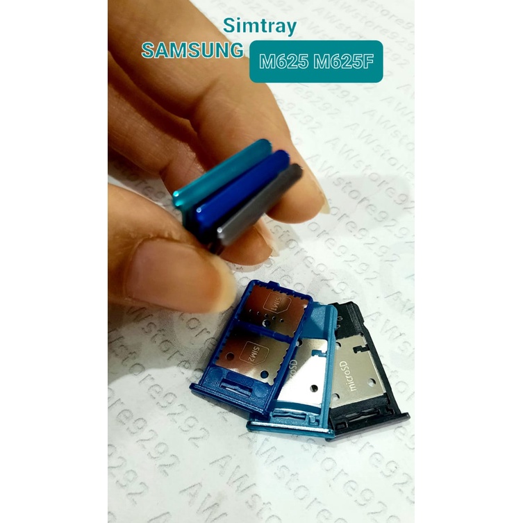 Slot Tempat Dudukan Kartu Simcard Sim card Lock Simtray Sim Tray SAMSUNG M62 M625 M625F