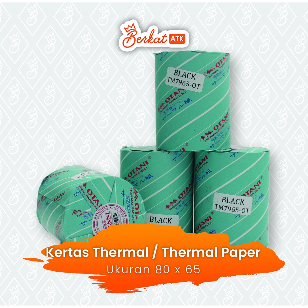 

Kertas Thermal / Thermal Paper Otani Ukuran 80 x 65
