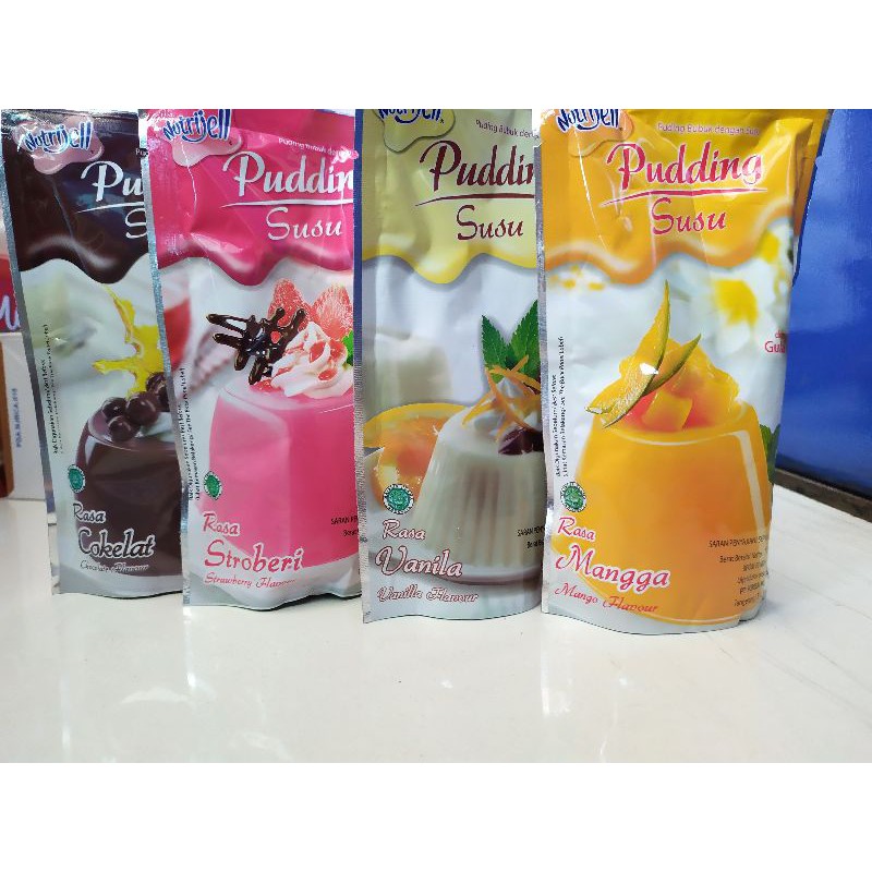 Jual Nutrijell Pudding Susu Rasa G Shopee Indonesia