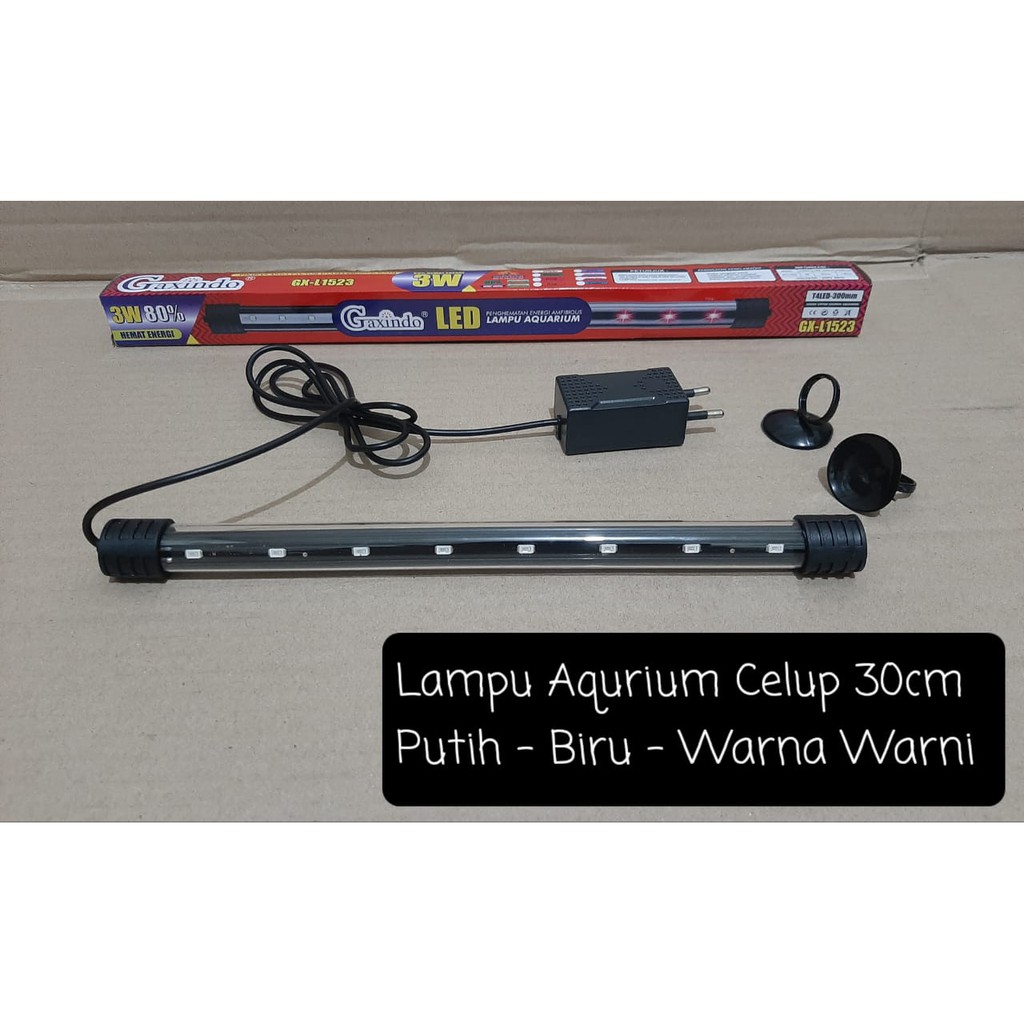 Lampu aquarium celup 30cm