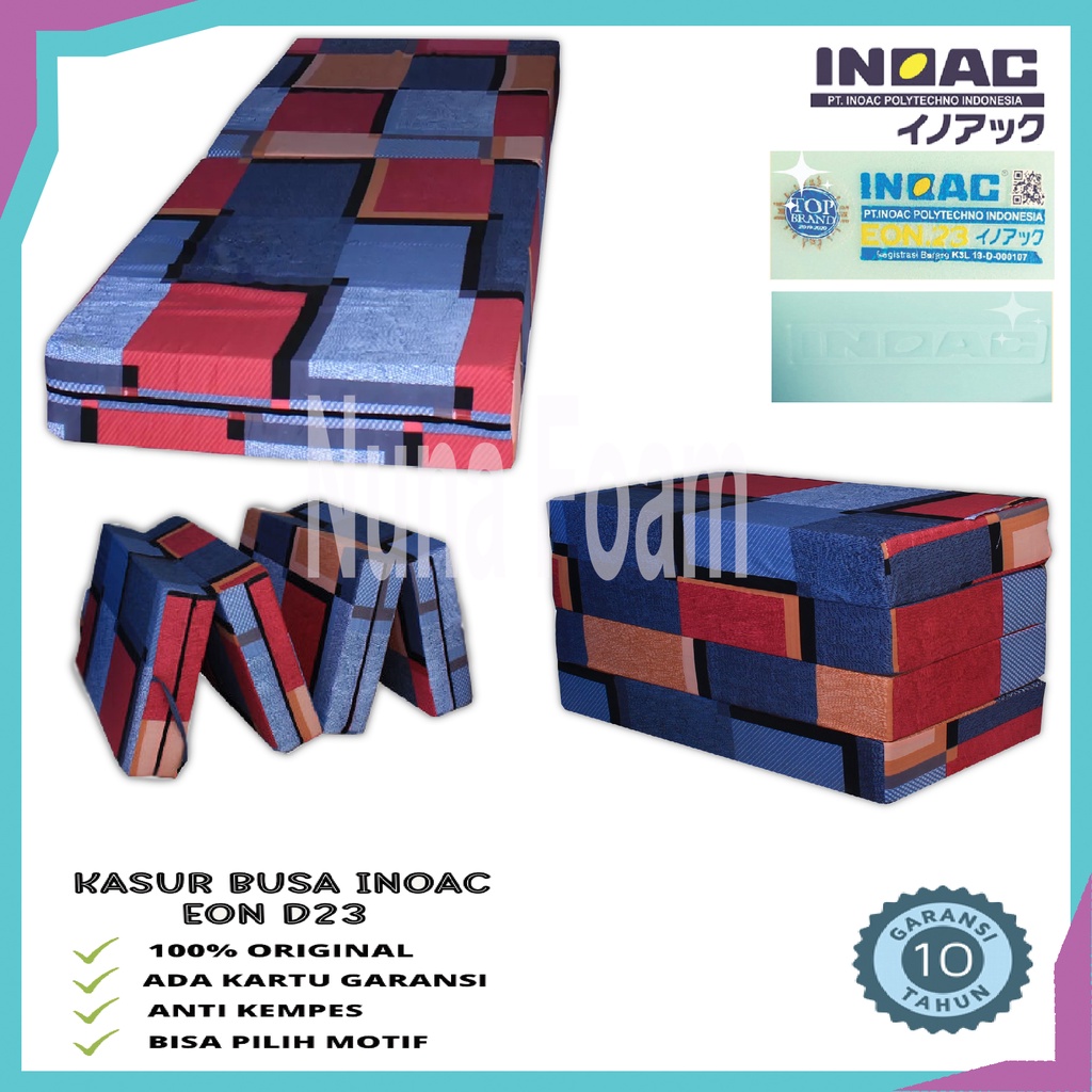 Kasur Lipat Inoac Original Garansi Anti Kempes Hingga 10 Tahun - Kasur Lipat Busa Inoac asli