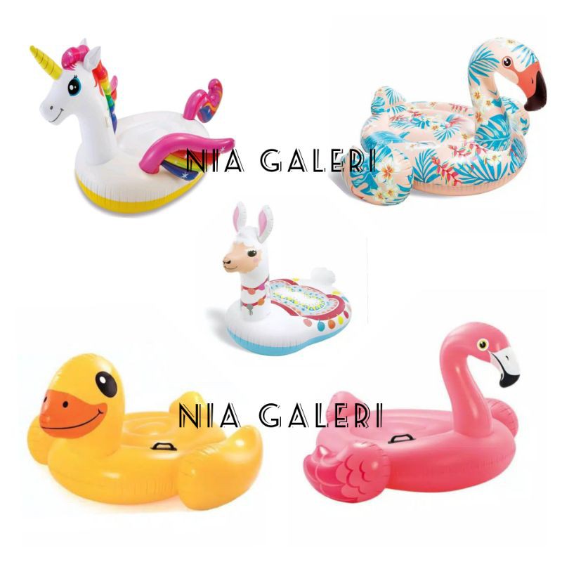FLOATIES PELAMPUNG RENANG FLAMINGO UNICORN YELLOW DUCK TROPICAL FLAMINGO