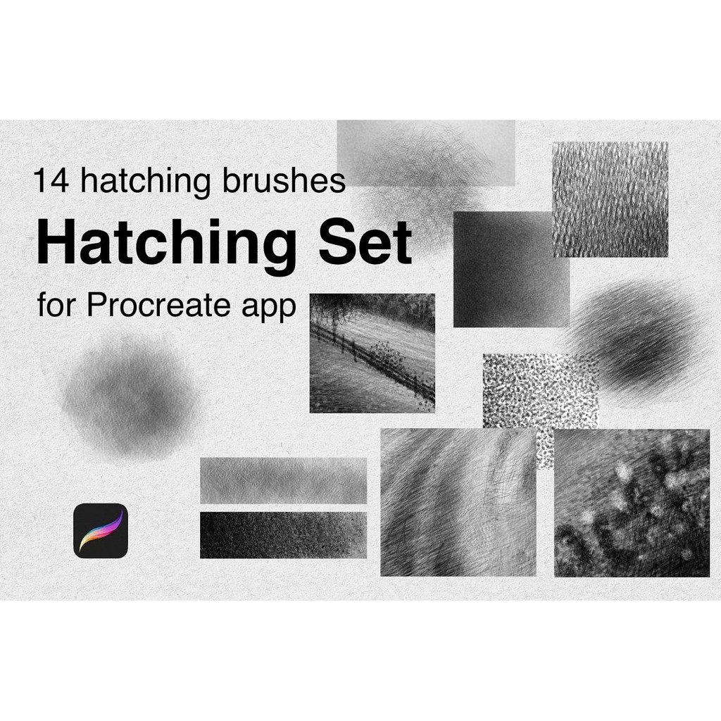 Procreate Brush - Hatching Brushes for Procreate