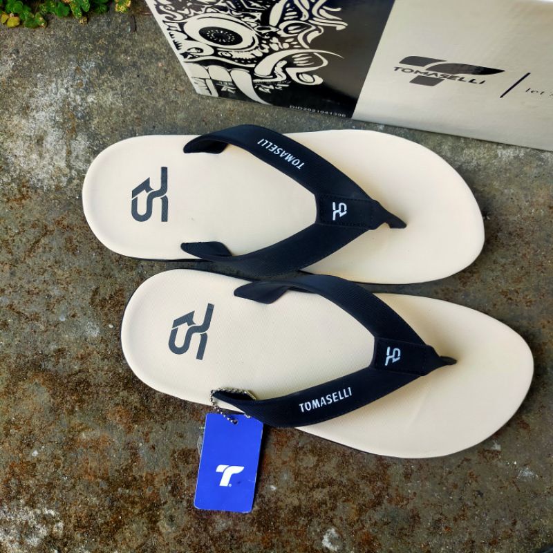 [4.4 Promo Puncak]Sandal jepit Distro Original TOMASELLI RS-Cream