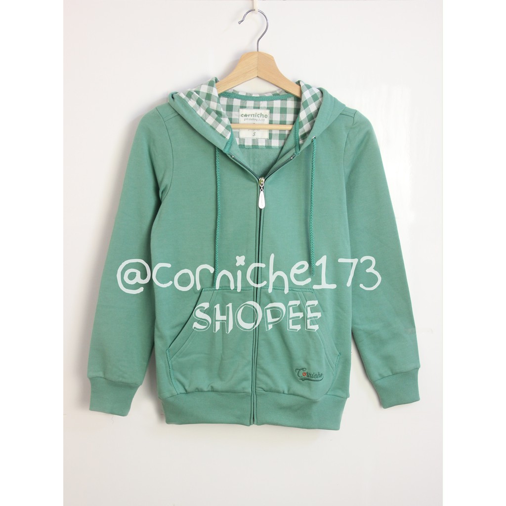  Corniche  Fine Jacket Green TS33104 Shopee Indonesia