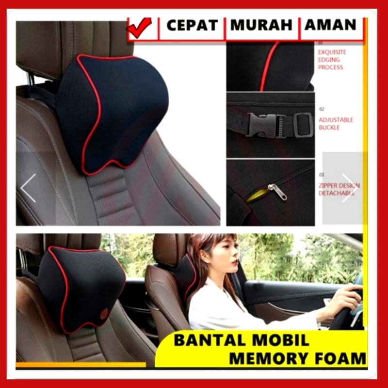 Bantal Kepala Mobil / Memory Foam