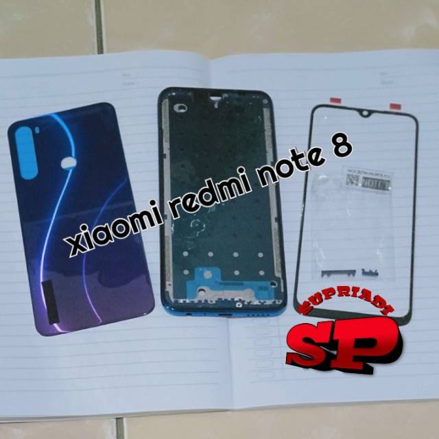 New Housing Fullset Xiaomi Redmi Note 8 Kesing Cesing Full Set Kaca Kessing Cessing Redmi Note 8