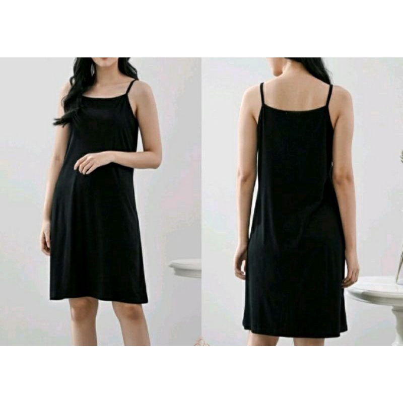 TANKTOP DRESS WANITA TALI KECIL#PROMO