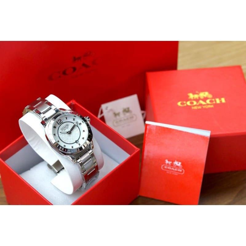 SUPER QUALITY - COACH WANITA JAM TANGAN TERLARIS MATERIAL STAINLISS STEEL WOMEN STYLE BISNIS JAM TANGAN WANITA