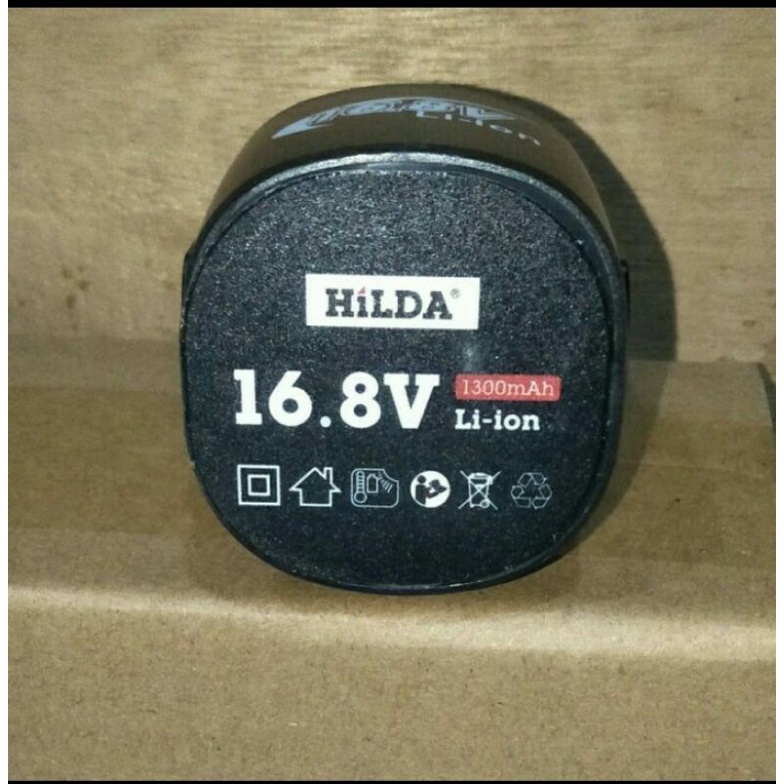 hilda BATERAI 12V MESIN BOR CAS CORDLESS DRILL XENON CDD 500