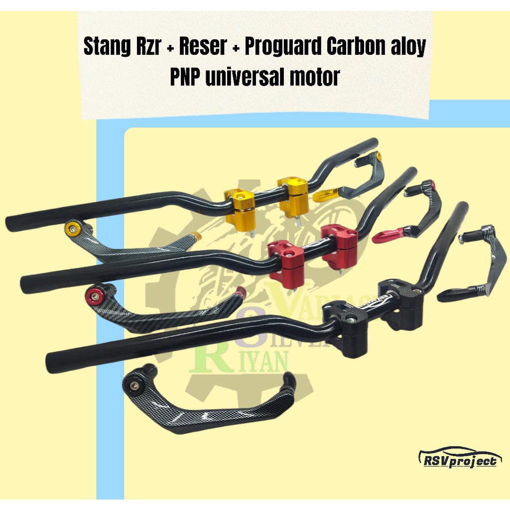 Jual Stang Setang Rzr Plus Raiser Reiser Stang Plus Proguard Carbon Aloy Pnp Vixion Cb R