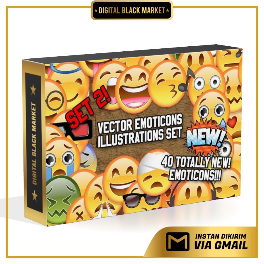 36 Vector Emoji Illustration Set - Vector Designs