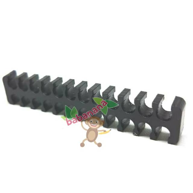 24 pin Hitam Sisir Kabel Psu Cable Comb Sleeved