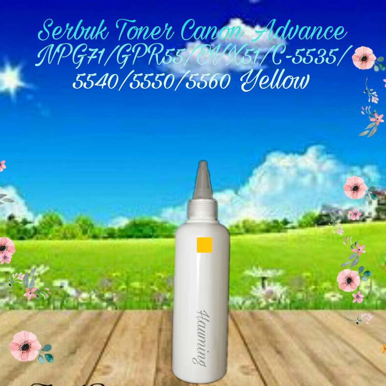 Serbuk Toner Canon Advance NPG71 NPG 71 C-EXV51 GPR55 IR ADV C5535 C5540 C5550 C5560 Yellow 1x Isi