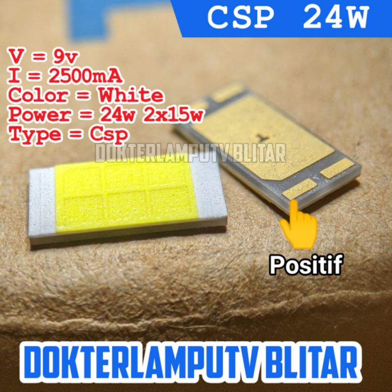 LAMPU LED SMD CSP DAYMAKER 9V 30W 6 TITIK SUPER TERANG