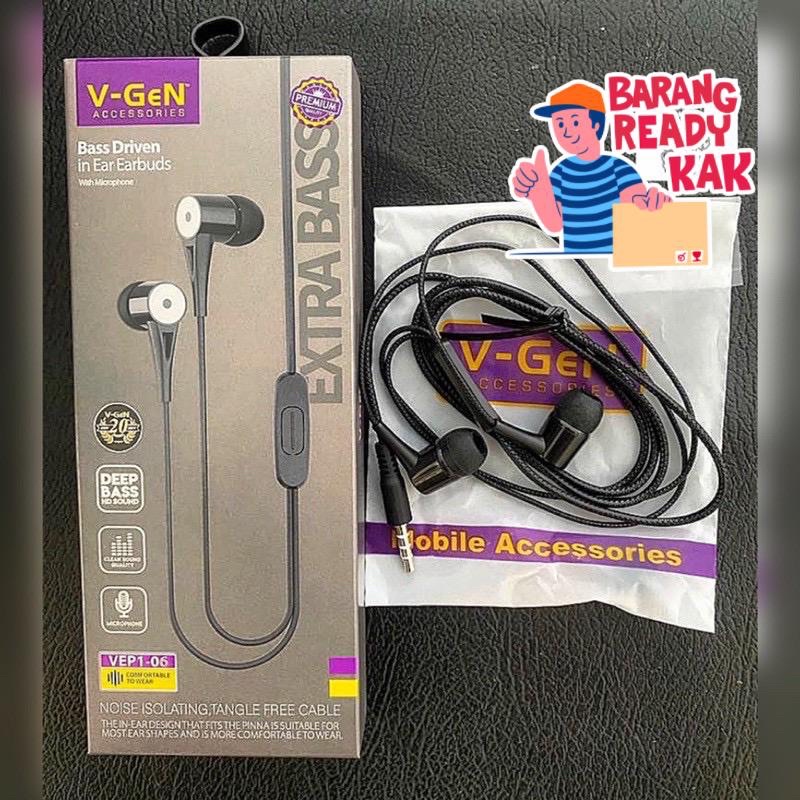 PROMO HANDSFREE VGEN VEP1 06 ORIGINAL EXTRBASS FOR ALL SMARTPHONE