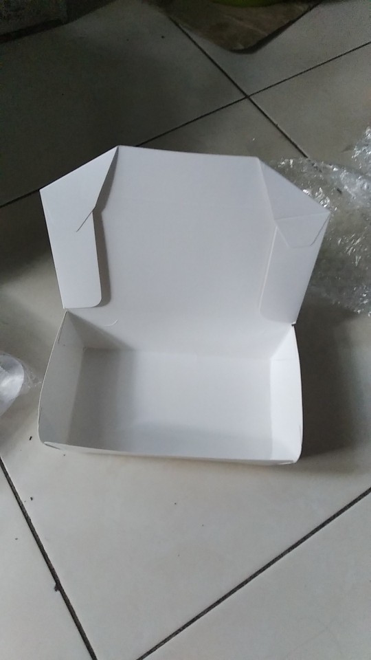 Lunch Box Isi 50 Ukuran M Dan L Harga Pack Paper Box Wadah Makanan Saji Instan Box Nasi